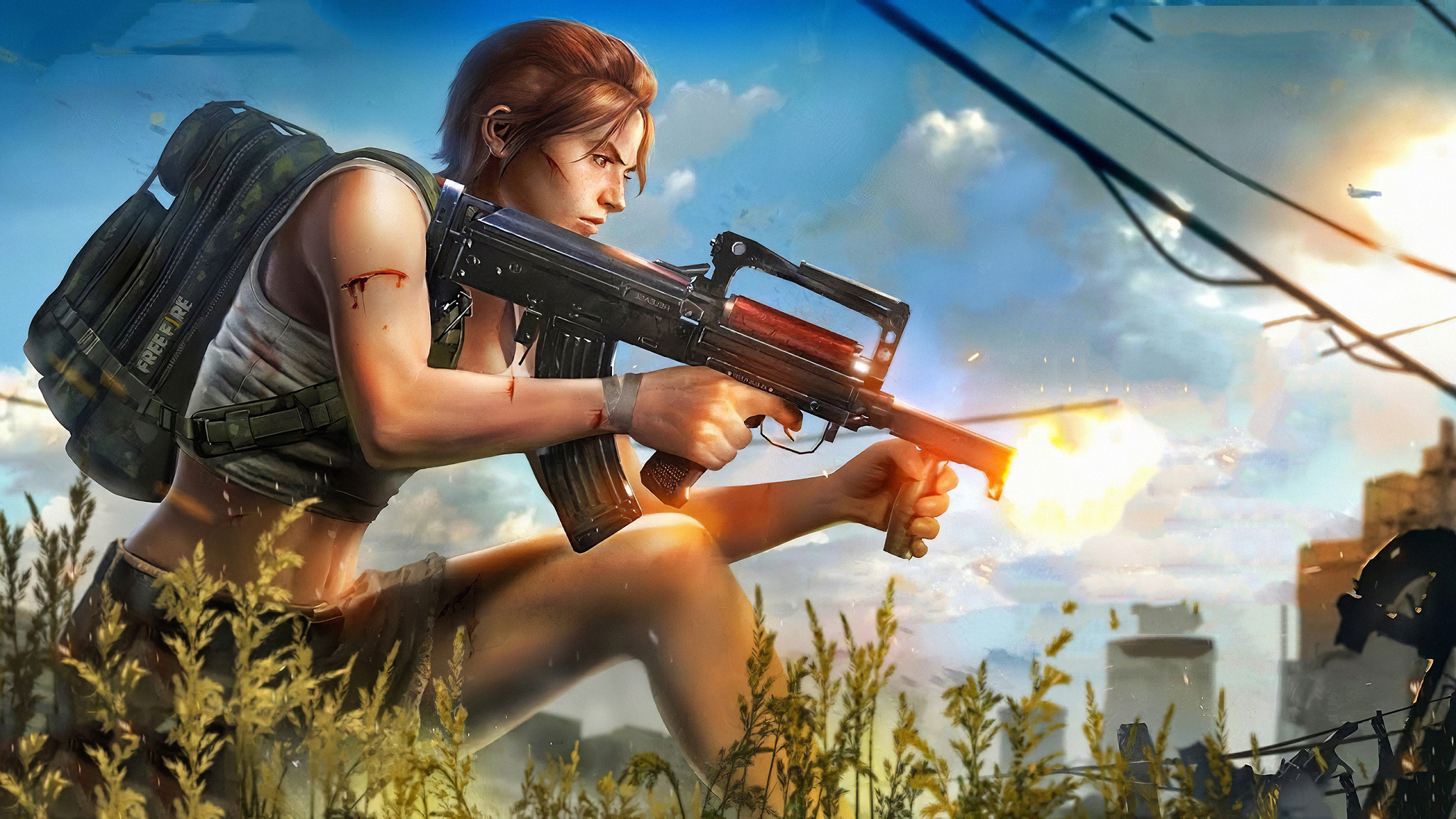 X pubg girl gun x resolution hd k wallpapers images backgrounds photos and pictures