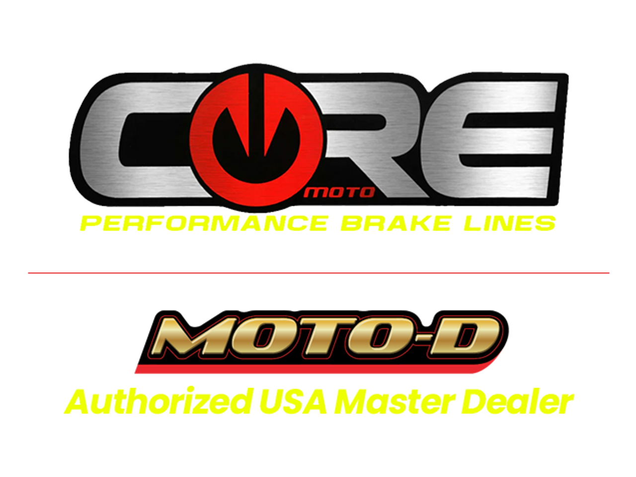 Core moto yamaha r front rear brake line kit lines