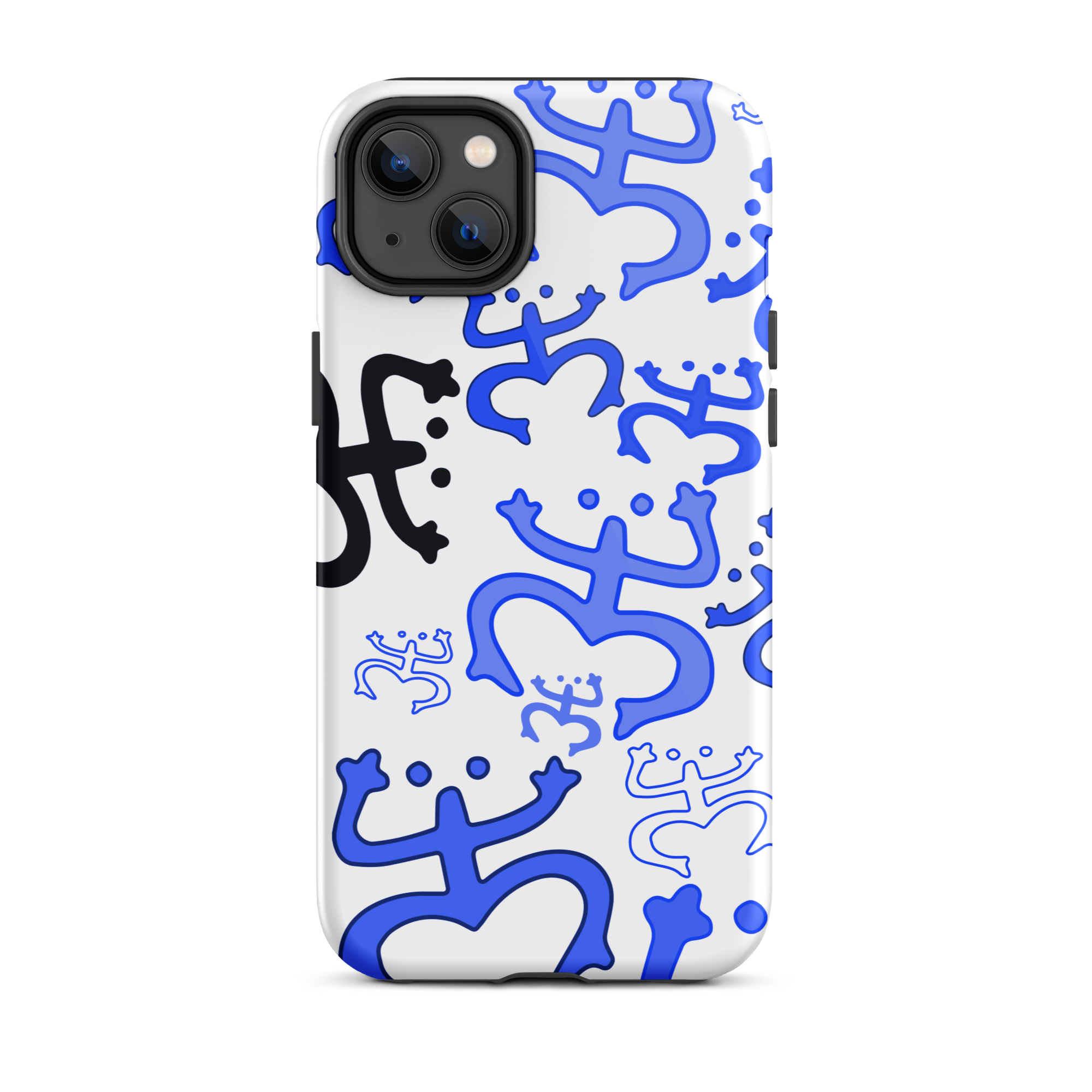 Iphone blue taãno coqui case â johanna gomez art