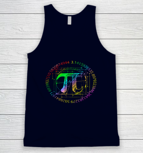 Pi math teacher happy pi day tank top tee for sports