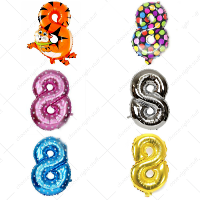 Foil letter number balloon party name derations sign child year birth baloon