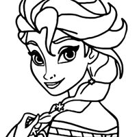 Printable frozen coloring pages