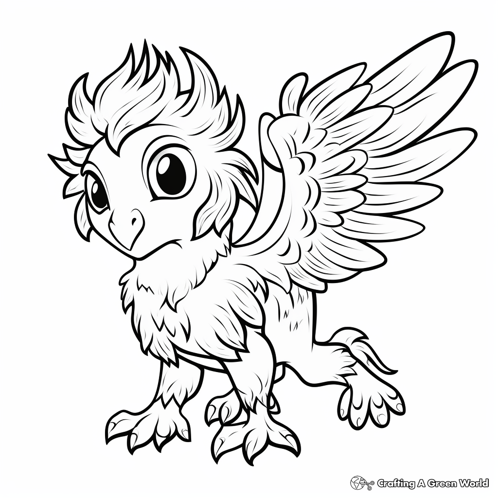 Hippogriff coloring pages