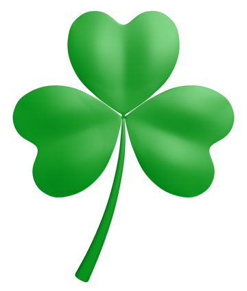 Three leaf clover png vector psd and clipart with transparent background for free download