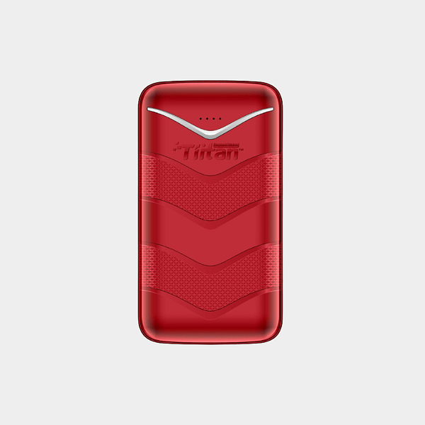 Mah power bank p fast charging with led torch red