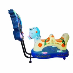 Frp amusement park rides d video horse