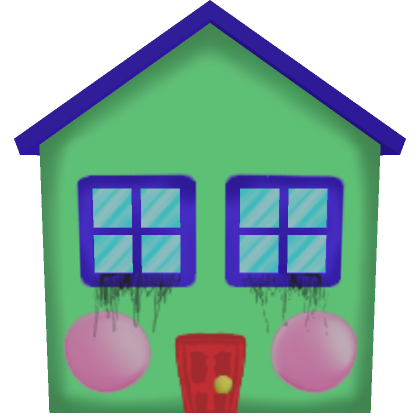 Weirdcore strange looking house green roblox item