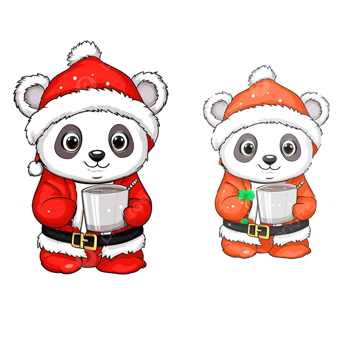 Cute panda bear png transparent images free download vector files