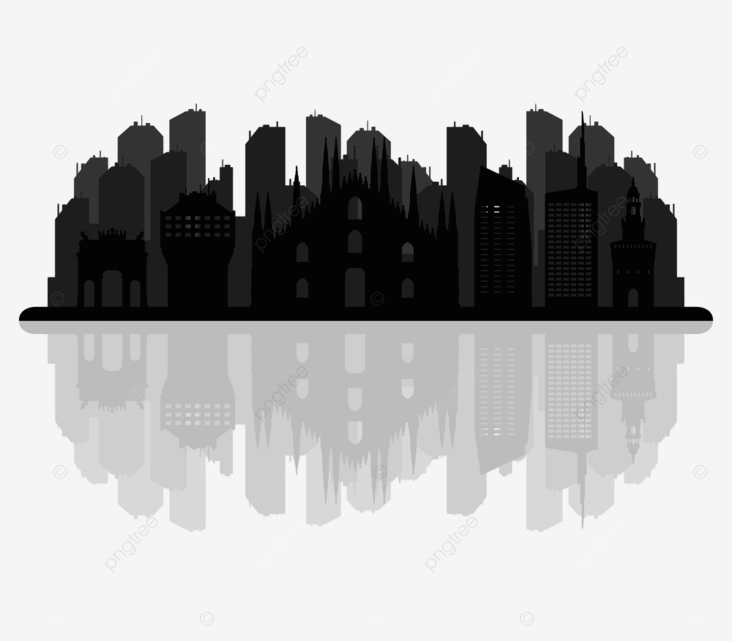 European skyline silhouette png free milan skyline european black italian tourism europe text png image for free download