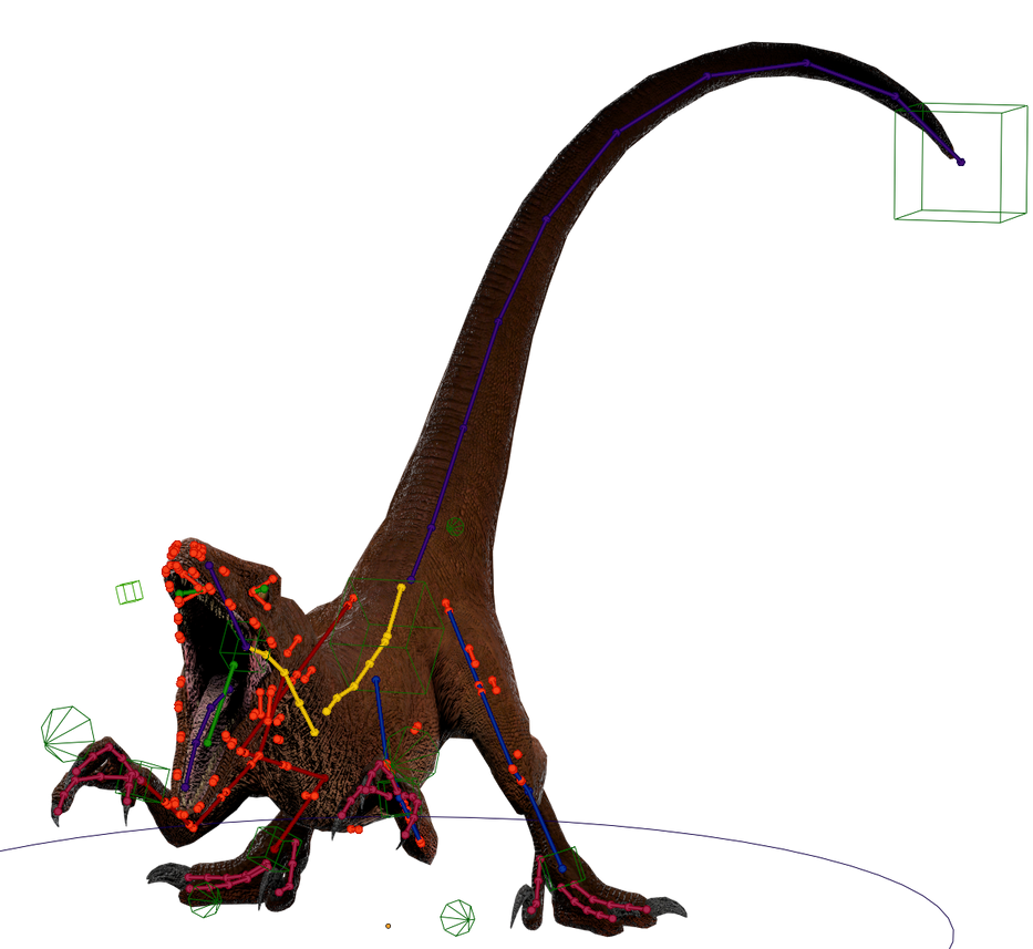 Velociraptor port rig show by e on