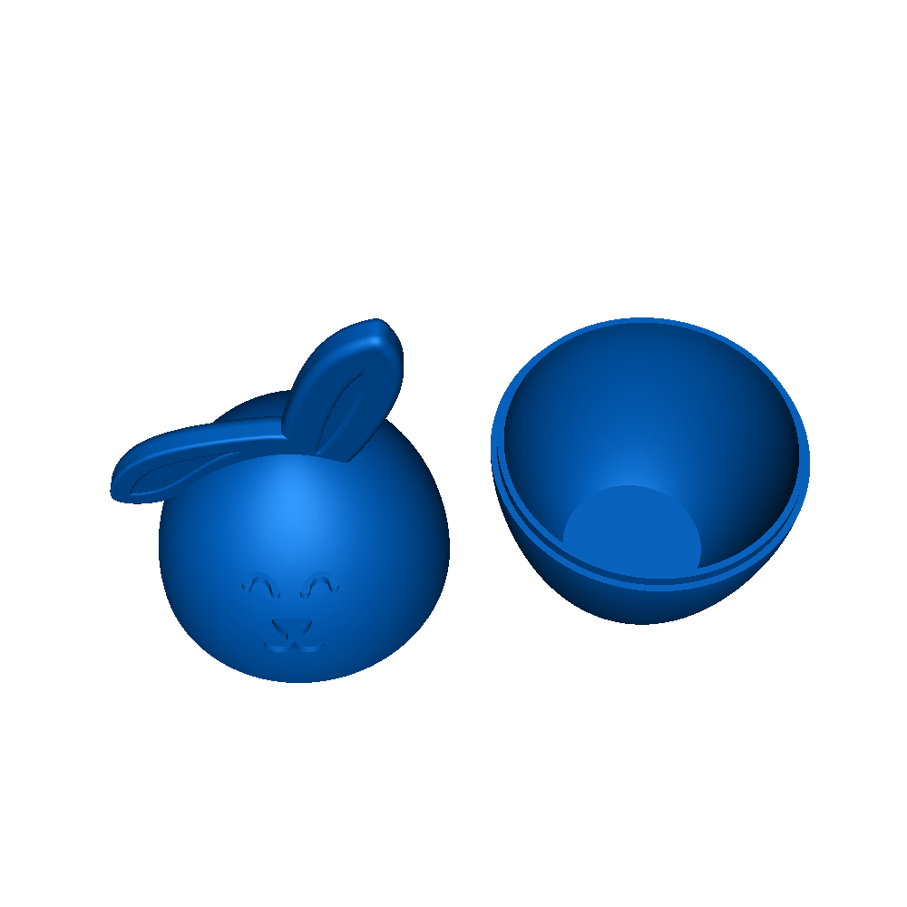 Easter bunny d models download creality cloud