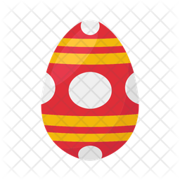 Easter painting egg sticker icons