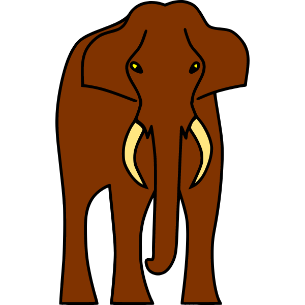 Elephant b free svg