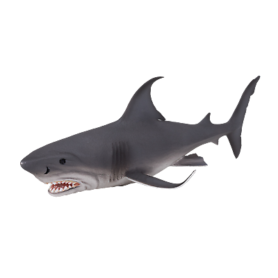 Mojo great white shark plastic animal sea toy figure model figurine fish bath