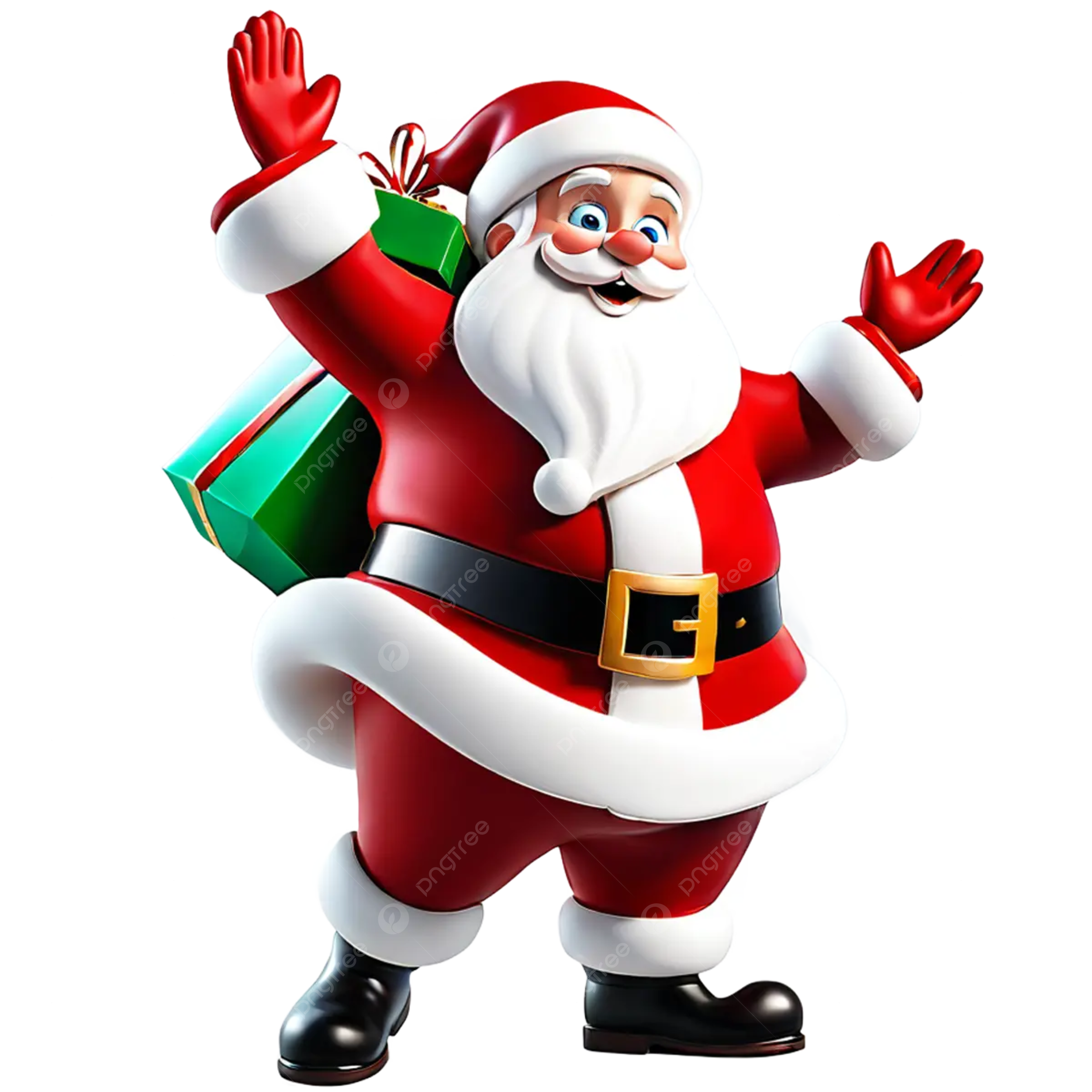 Santa claus sticker png transparent images free download vector files