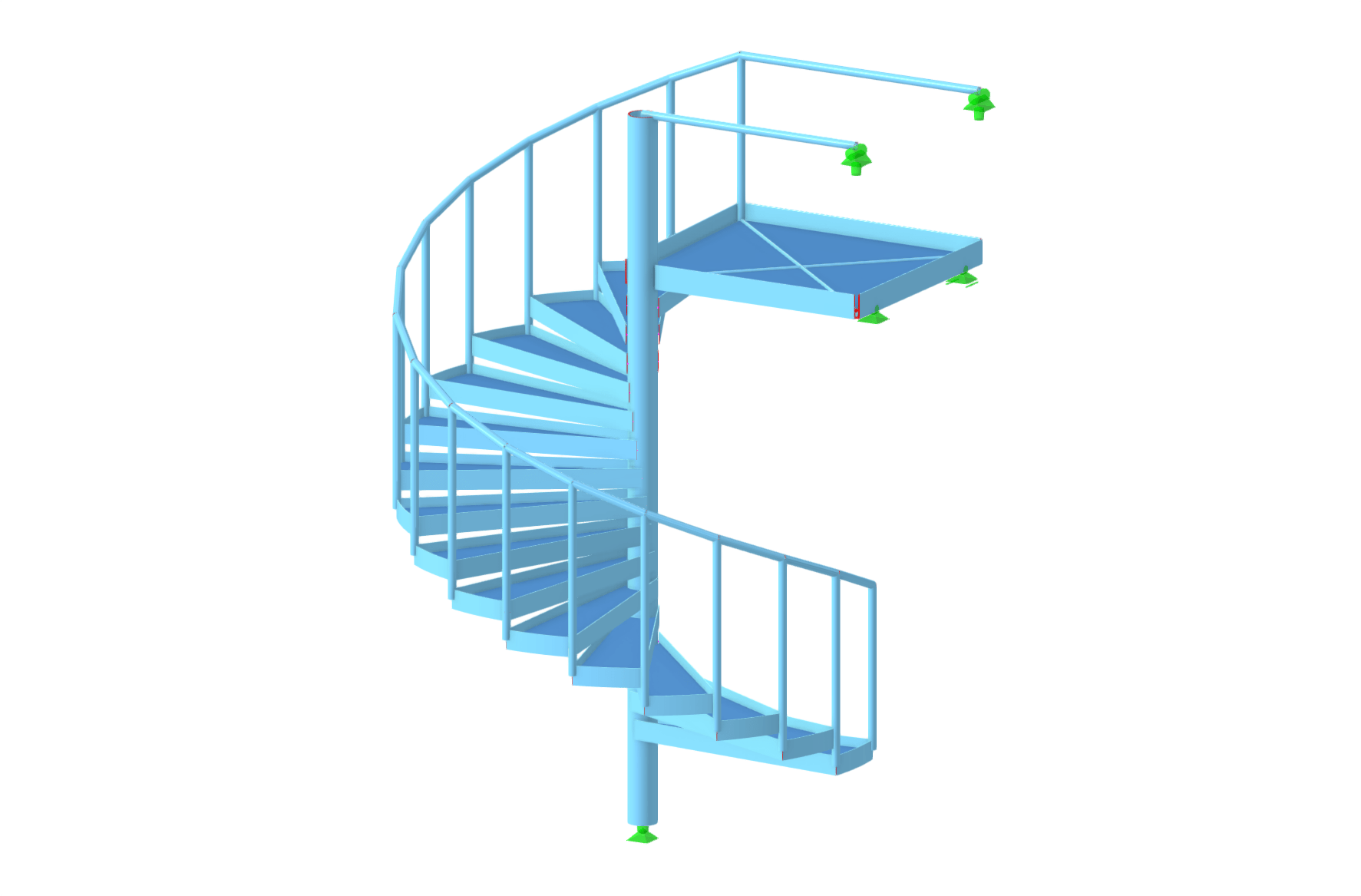 Spiral staircase software