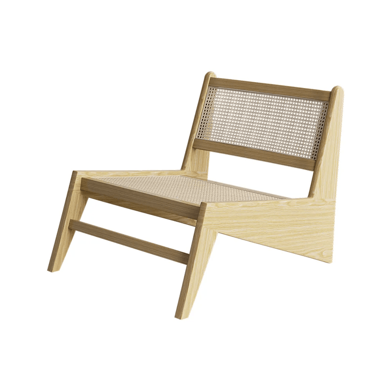 Calabria wood lounge chair x cm