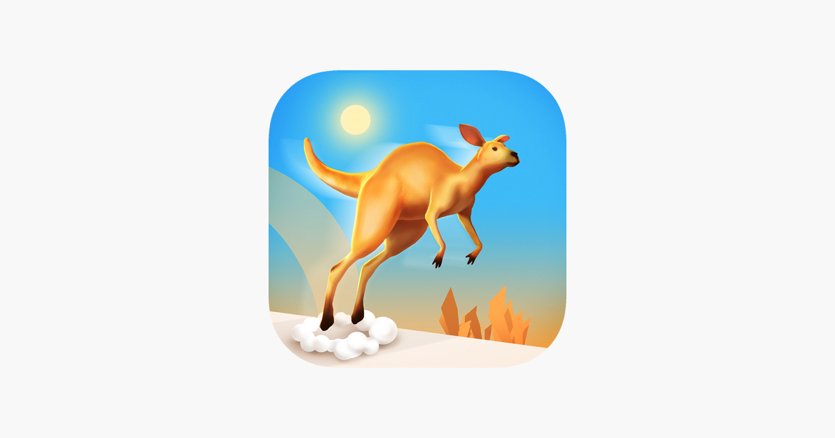 Kangaroo rush on the app store