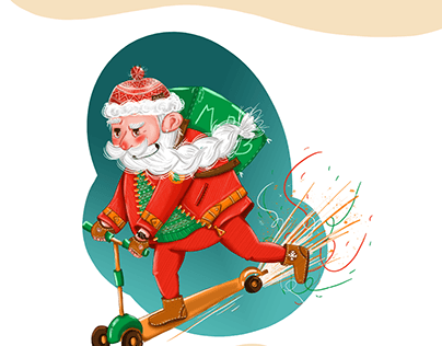 Santa claus projects photos videos logos illustrations and branding on