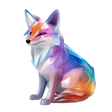 D fox png transparent images free download vector files
