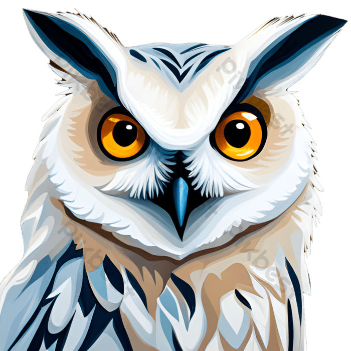 Cute owl painting cartoon image png images psd free download