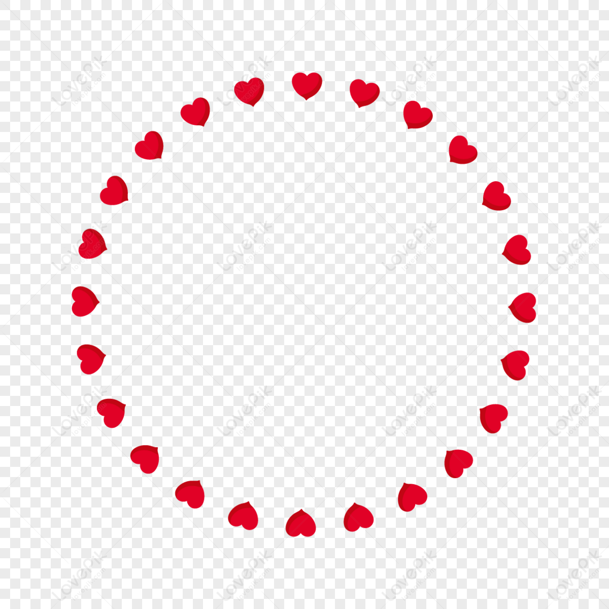 Heart border png images with transparent background free download on