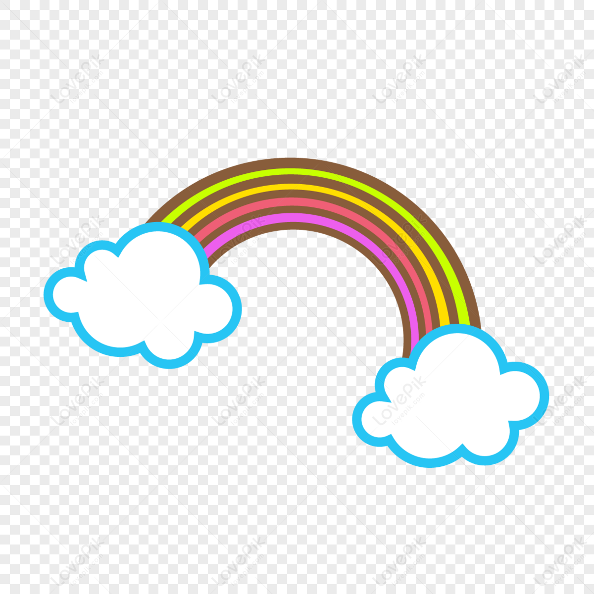 Cartoon rainbow images hd pictures for free vectors download
