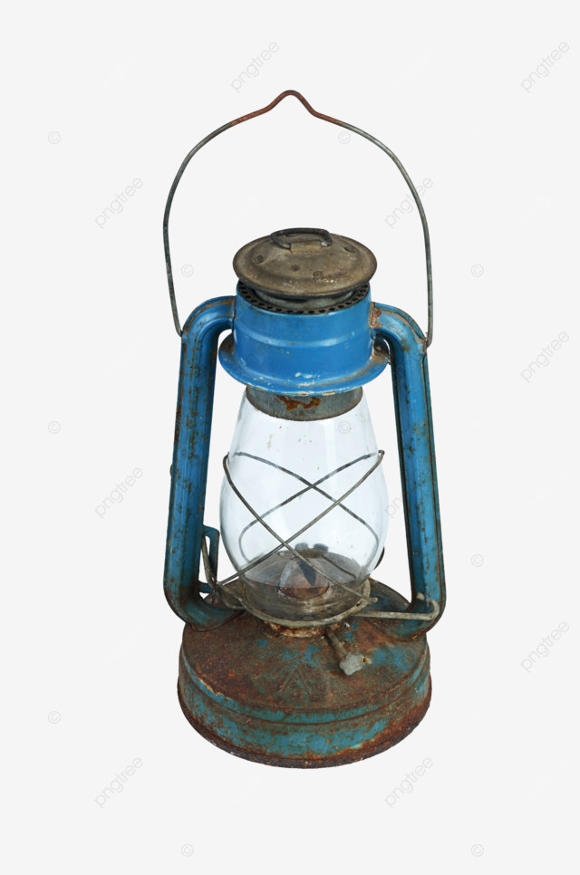 Ancient small lampisolated on white background light gas iron png transparent image and clipart for free download