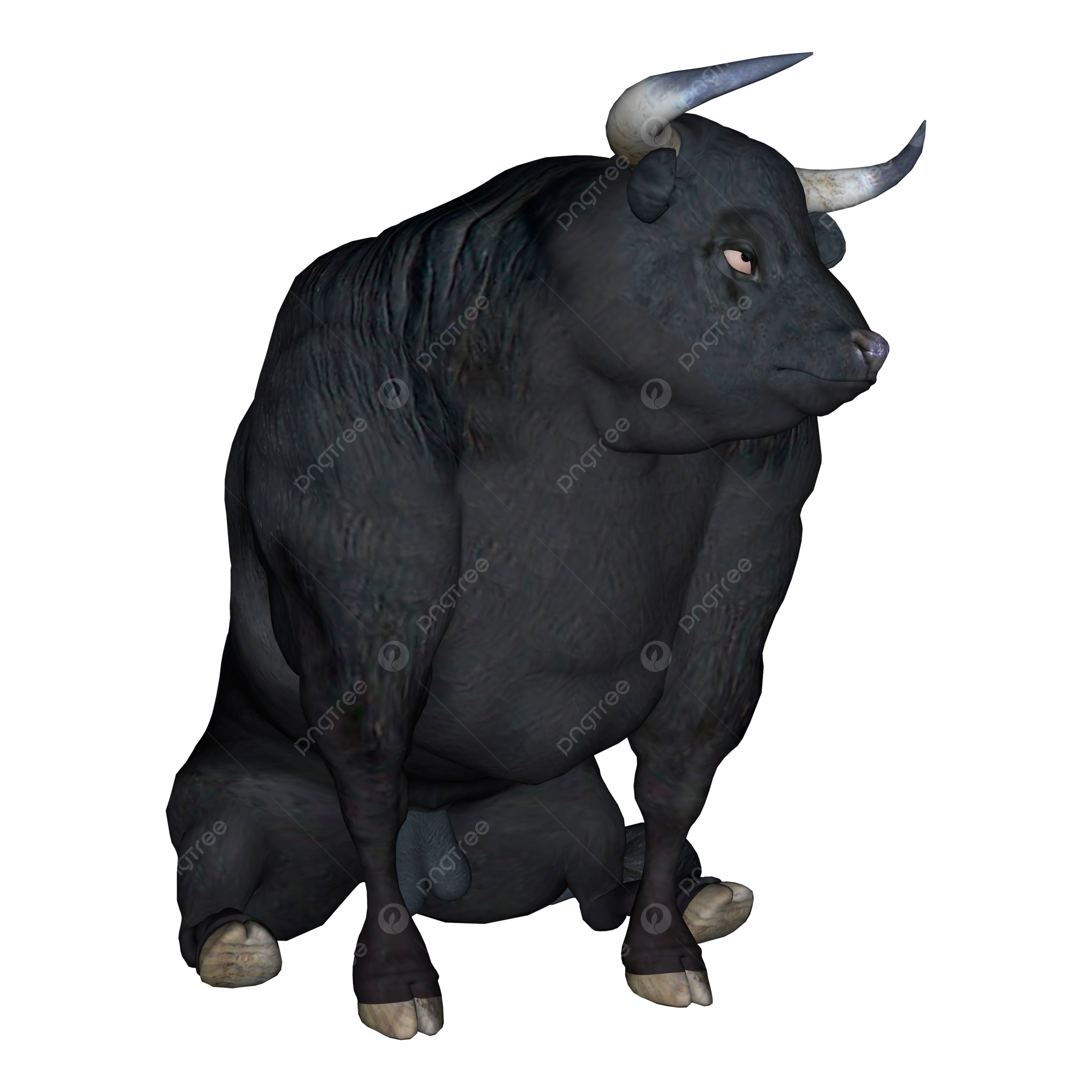 Black bull png transparent images free download vector files