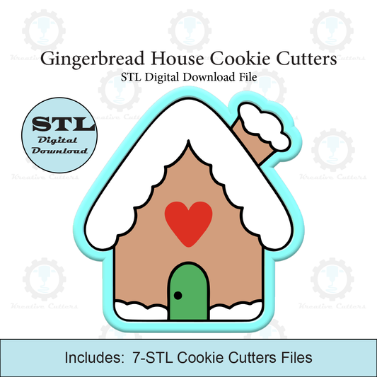 Gingerbread girl cookie cutters stl file kreative cutters