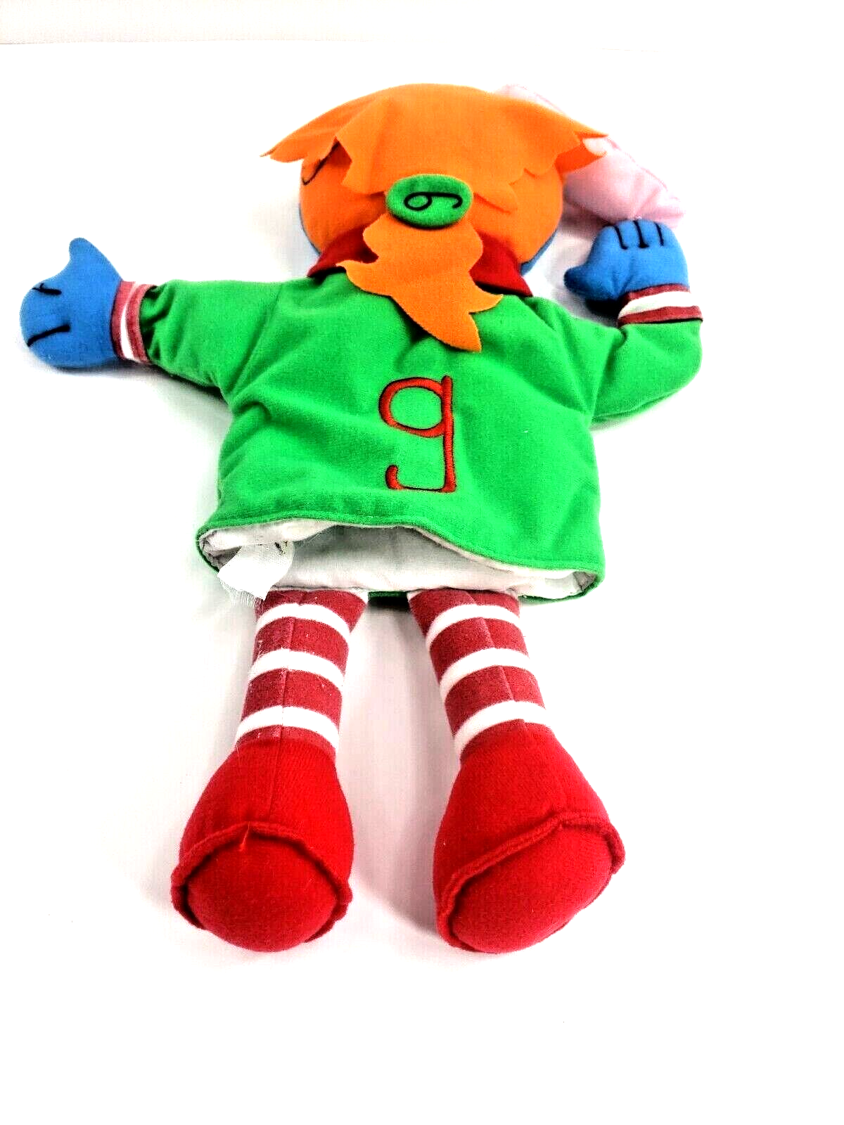 Vintage the letter people miss g super plush puppet orange hair