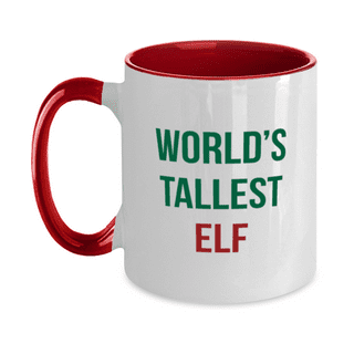 Elf christmas coffee mug