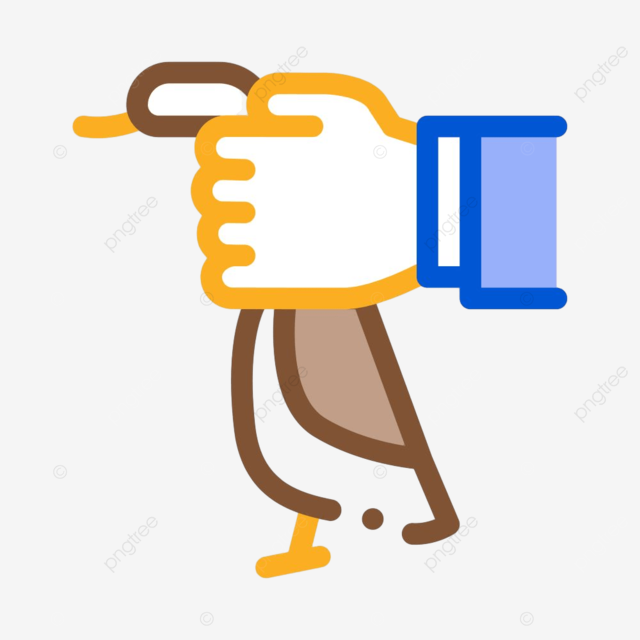 Duck hand vector design images hand hold duck icon vector duck symbol gun png image for free download