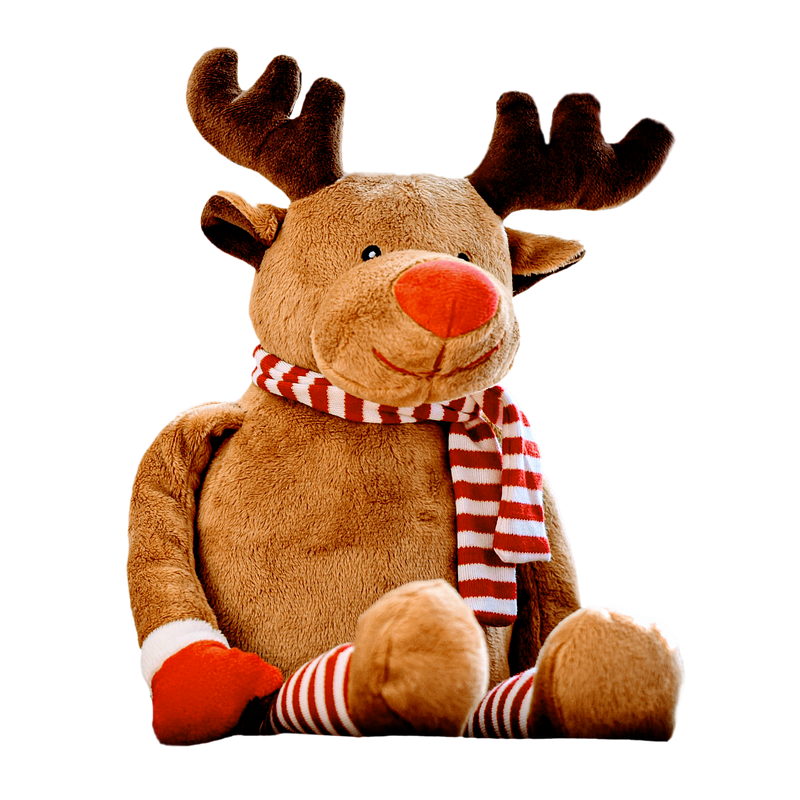 Reindeer christmas doll png sticker free png