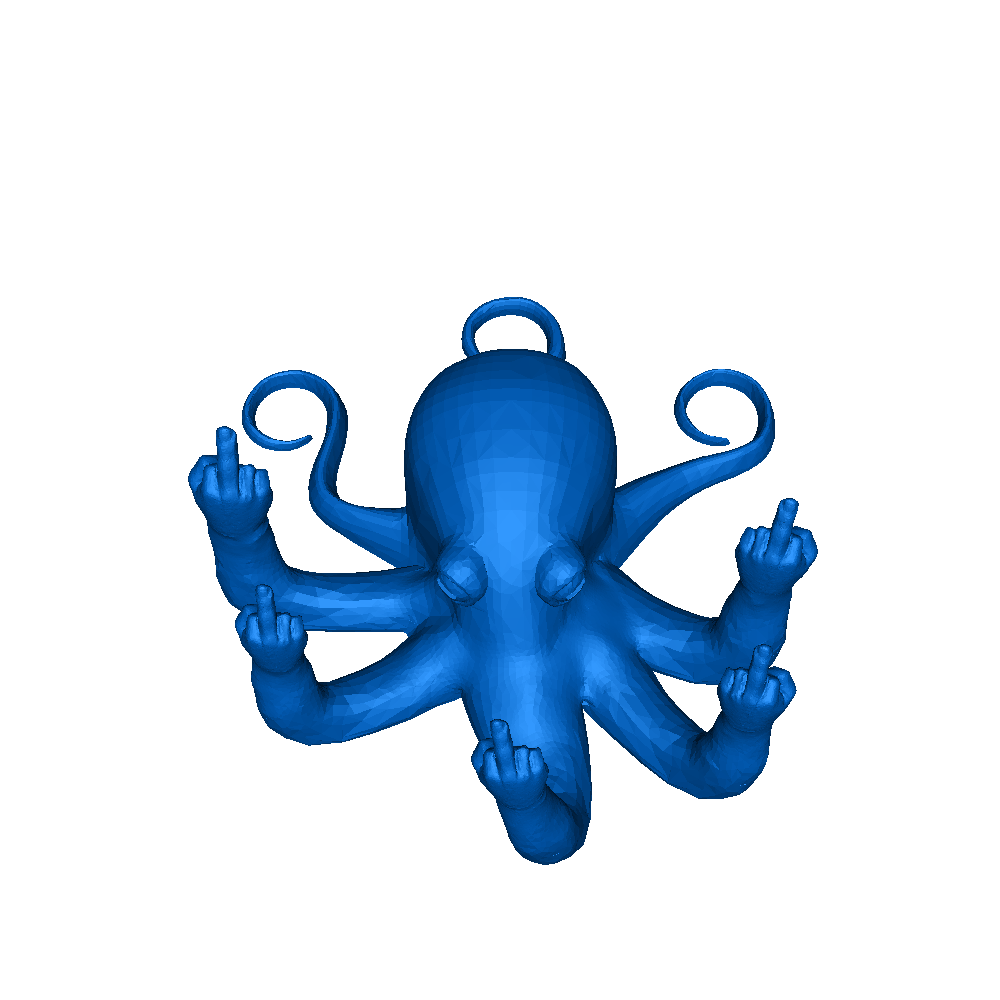 Rude fuctoctopus d models download creality cloud