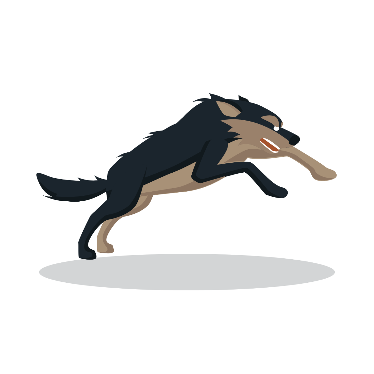 Free wolf vector