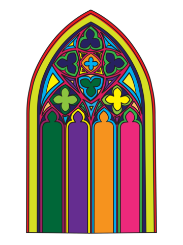 Cartoon stained glass window png transparent images free download vector files