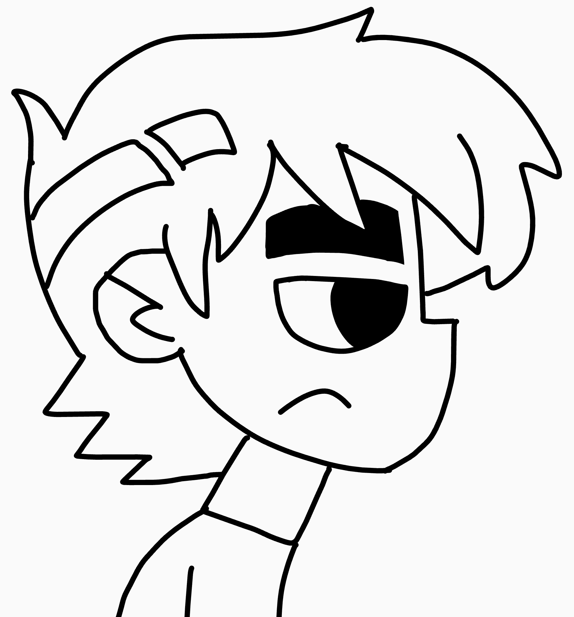 On a scale of to how on model is this no reference scott pilgrim drawing rscottpilgrim