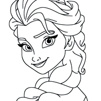 Printable frozen coloring pages