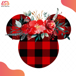 Disney harper svg disney svg plaid mickey mouse head svg