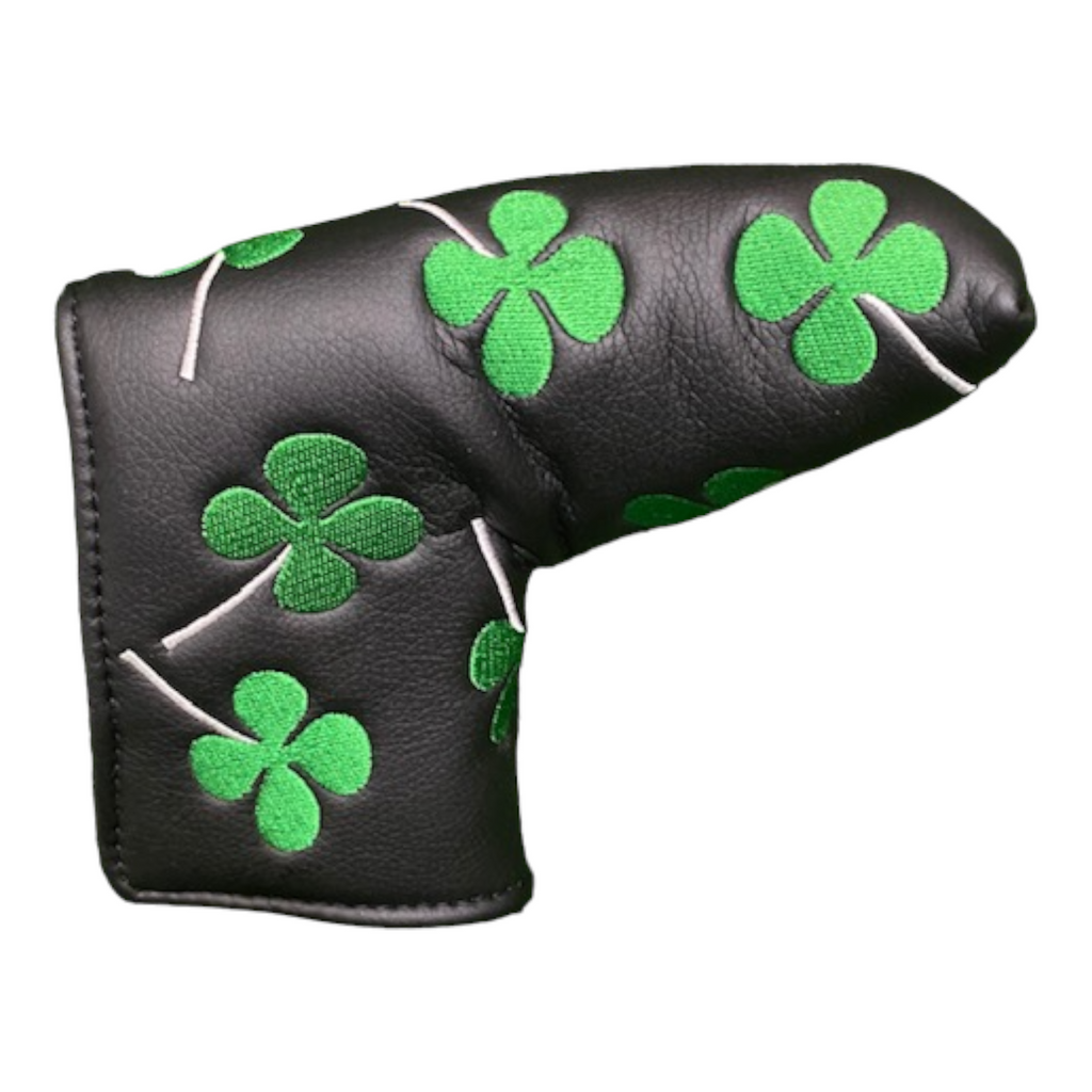 Four leaf clover blade putter cover