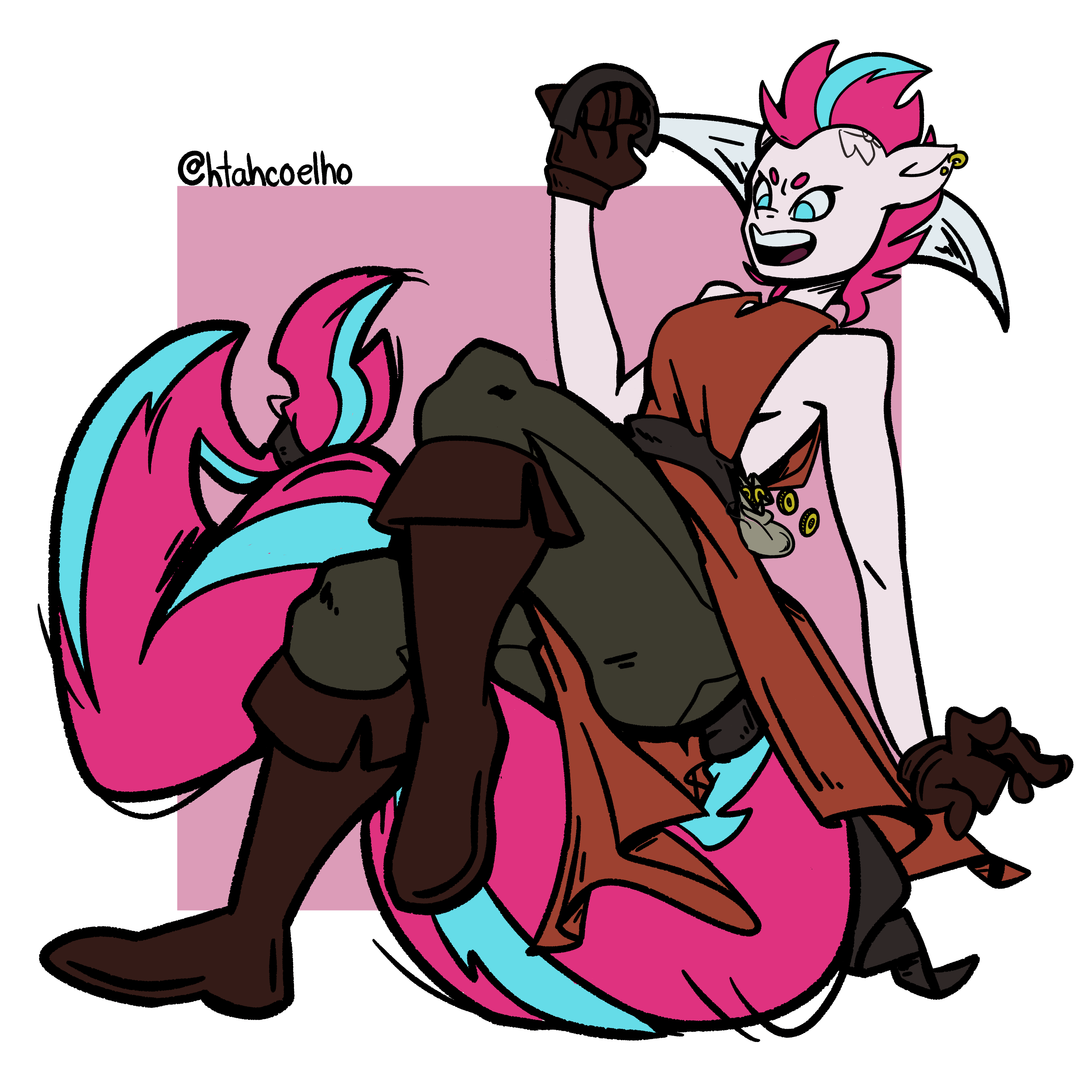 Im doing a serie of g drawings inspired by dnd classes d heres zipp as a rogue because shes extra sneaky rmylittlepony