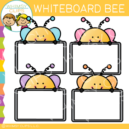Free whiteboard bee clip art â whimsy clips