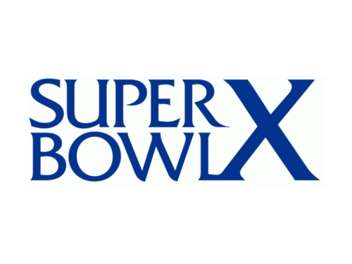 What the super bowl logo looked like the year you were born dia