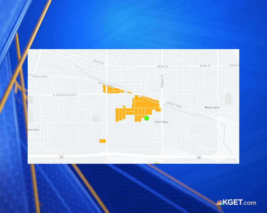 Power outage reported in southeast bakersfield affects at least customers