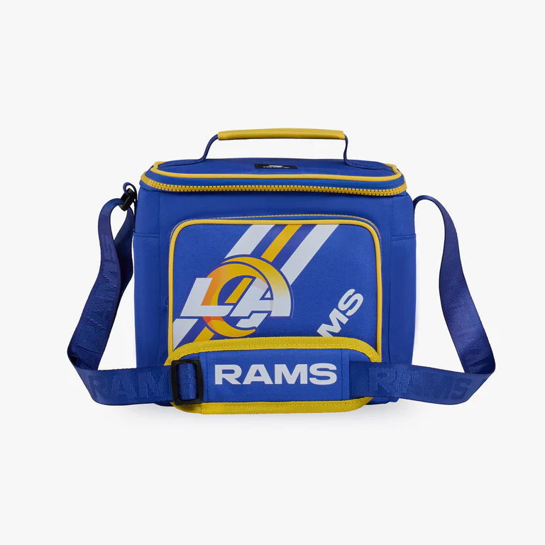 Los angeles rams igloo square lunch cooler bag â jrs sports