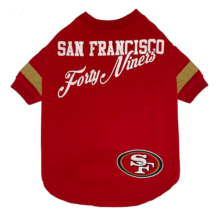 San francisco ers stripe tee shirt â red rovers