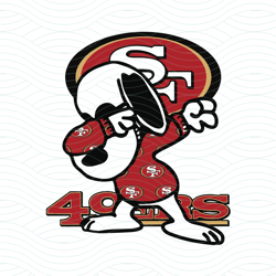 San francisco ers and snoopy sport svg snoopy svg san f