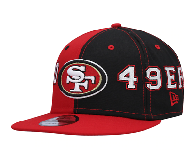 San francisco ers new era team split fifty snap back hat