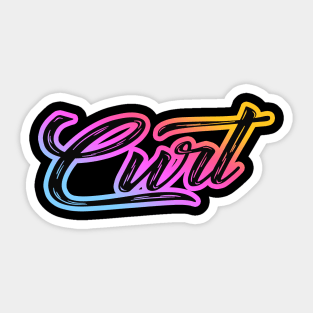 Curt stickers for sale